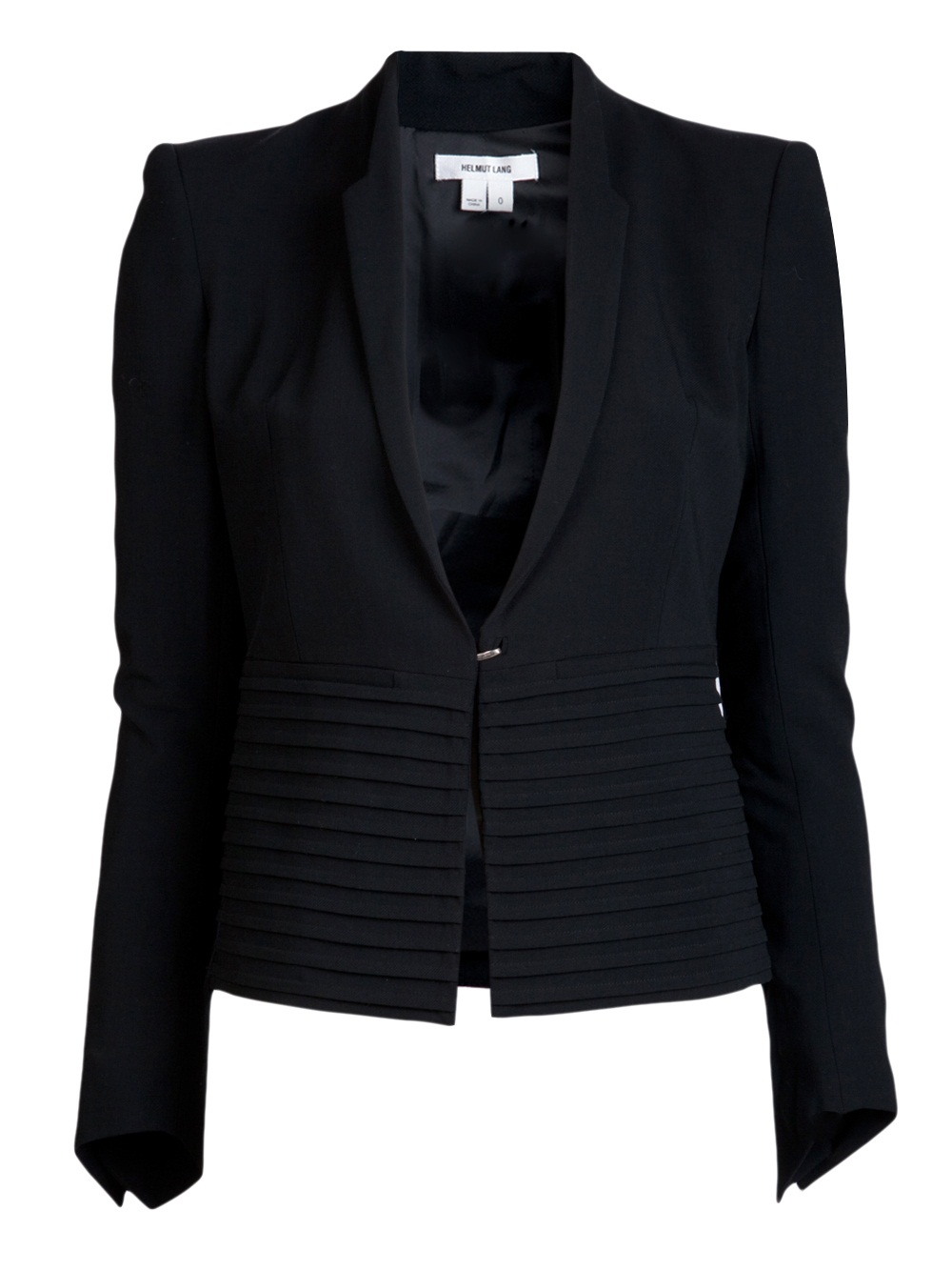 Helmut Lang Blazer with Tiers in Black - Lyst