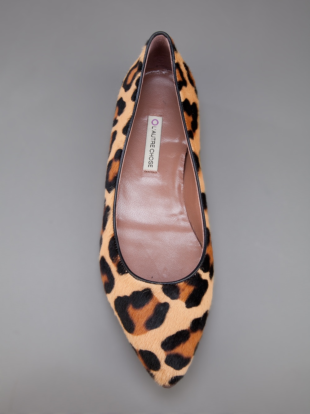 Leopard print ballerina pumps Outlet