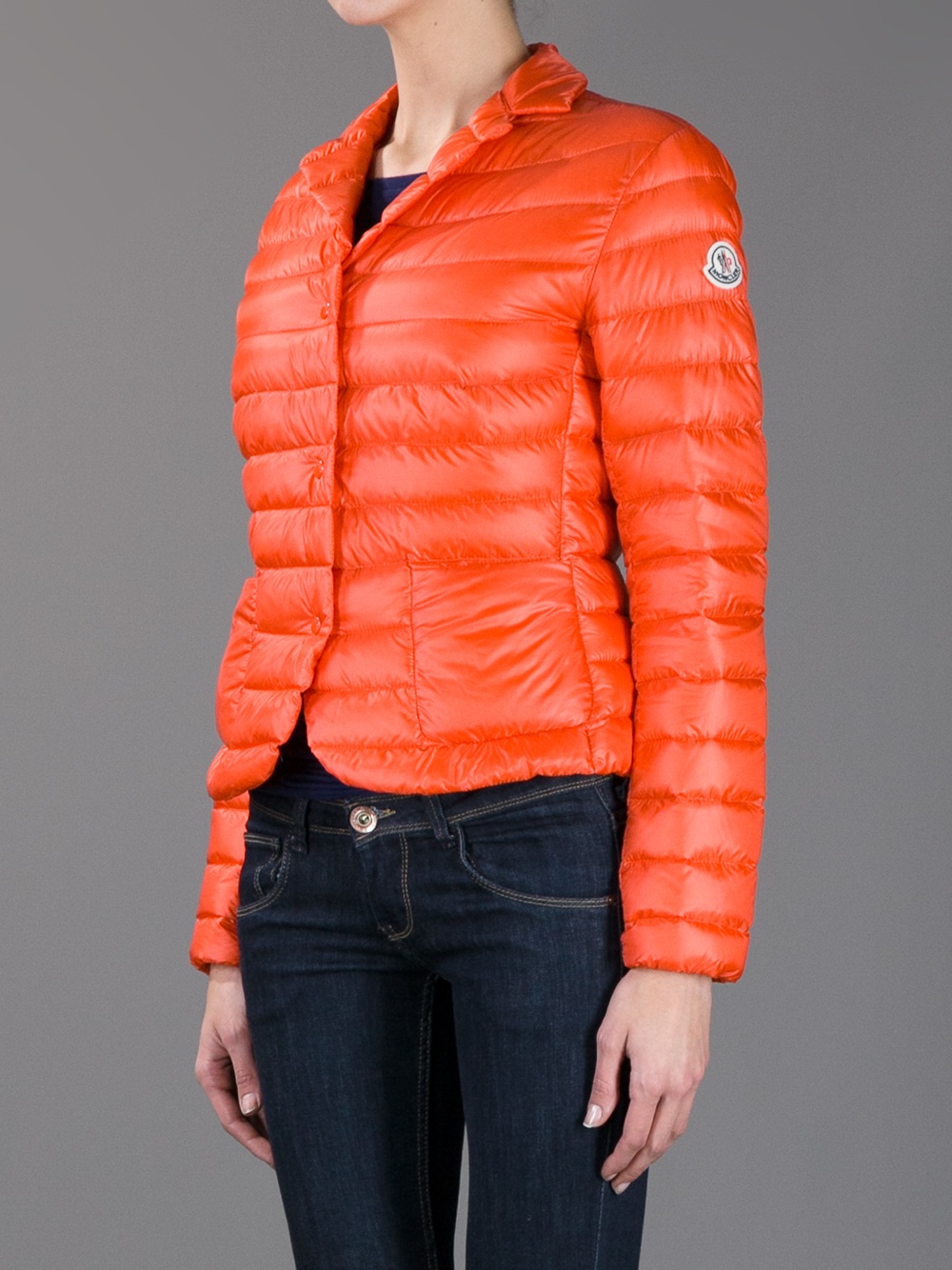 Moncler Lisette Jacket in Orange - Lyst