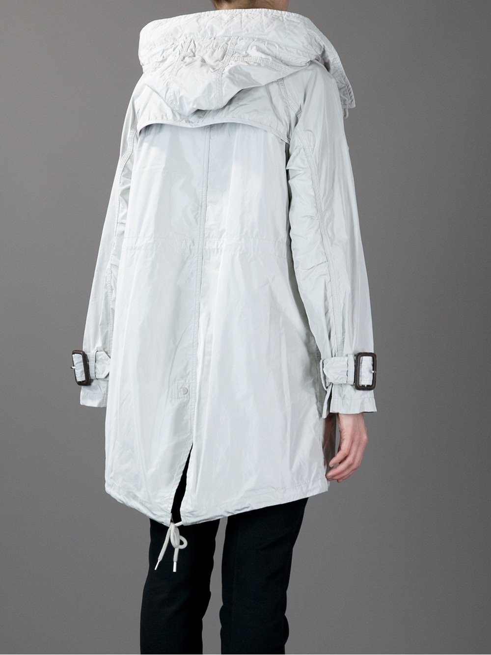 Lyst Moncler Hooded Anorak in White