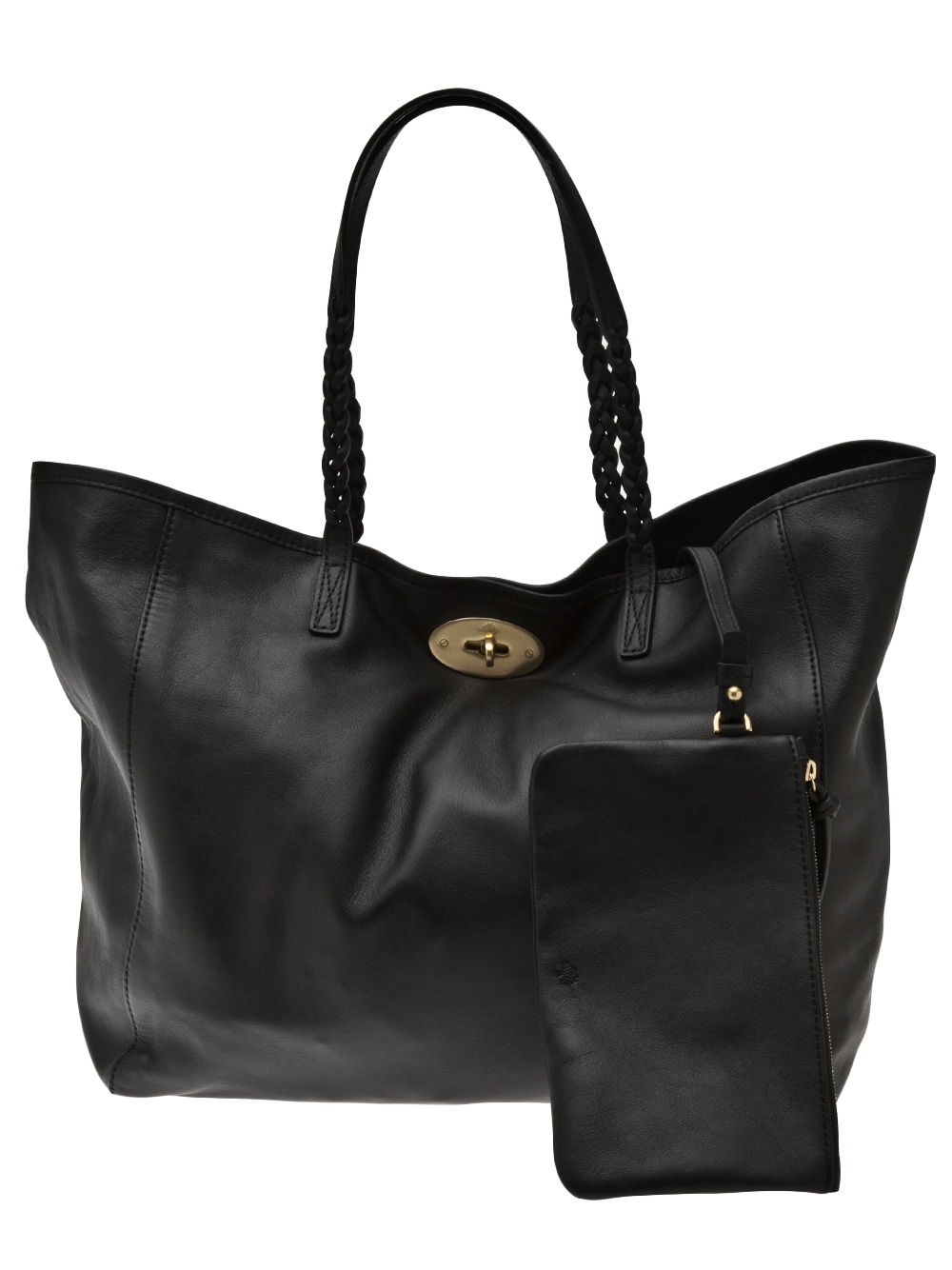 Mulberry Shopper Handbag in Black - Lyst