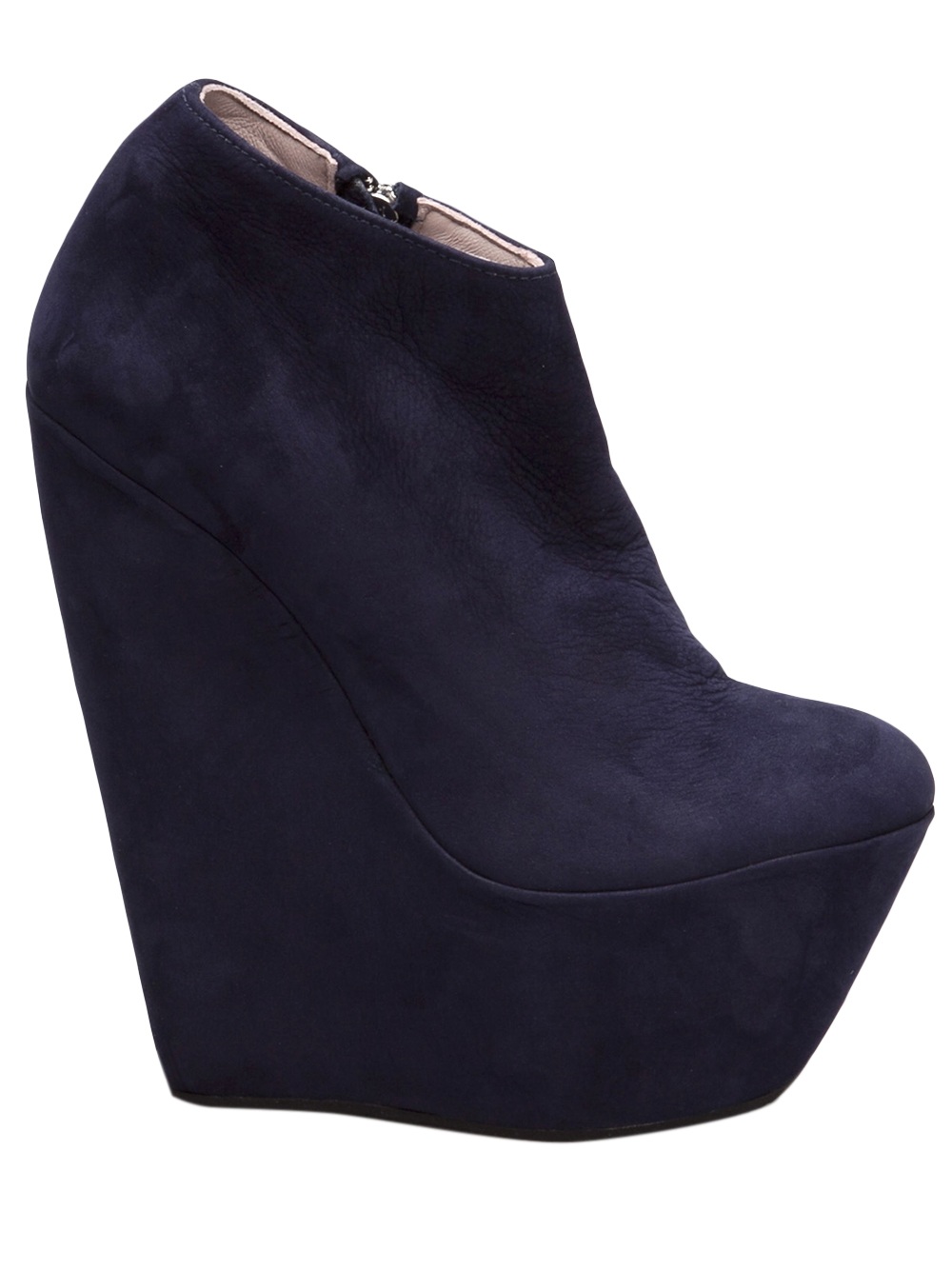 Lyst - Penelope and coco Platform Wedge Bootie in Blue