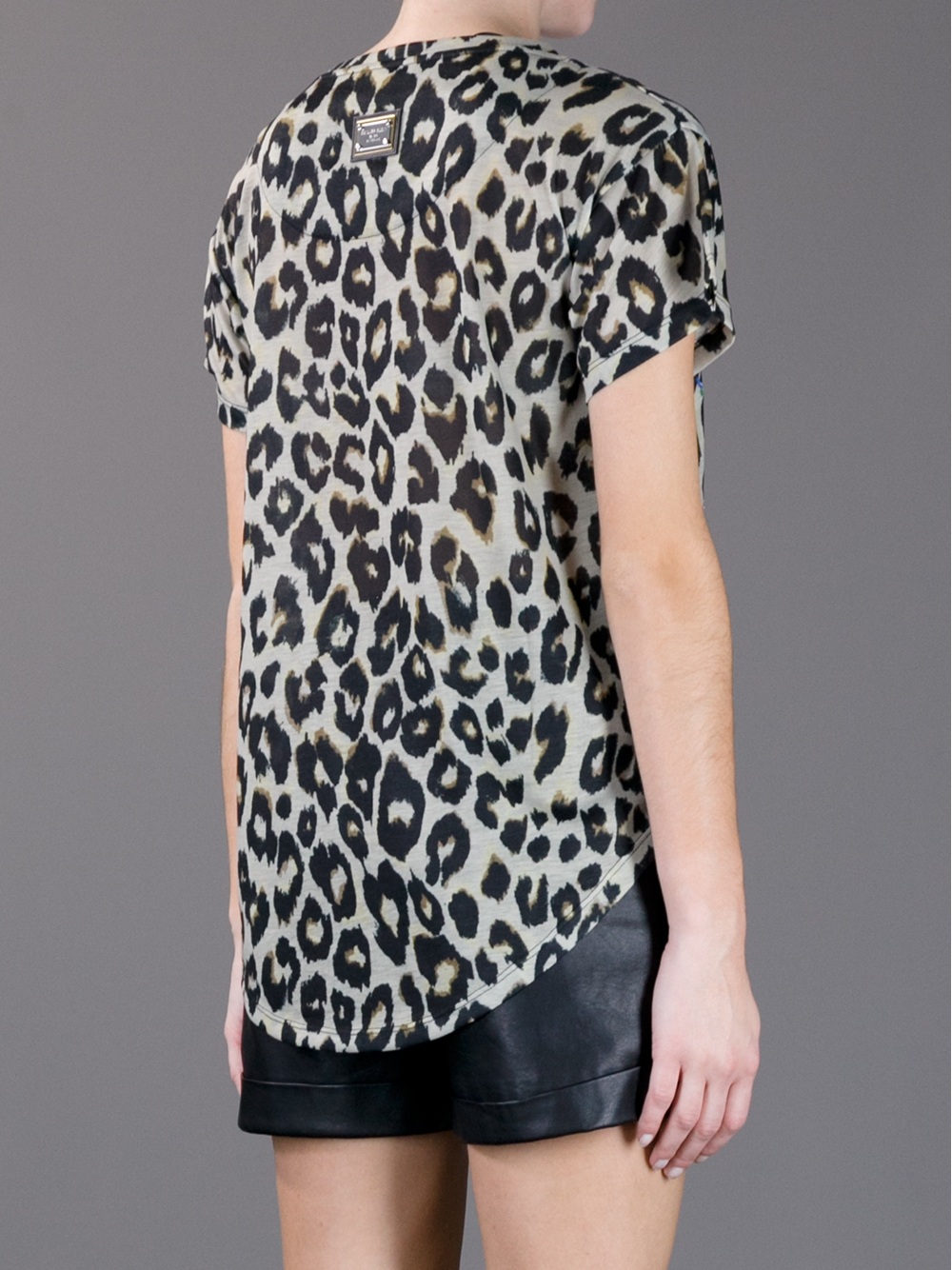 womens leopard print tshirt