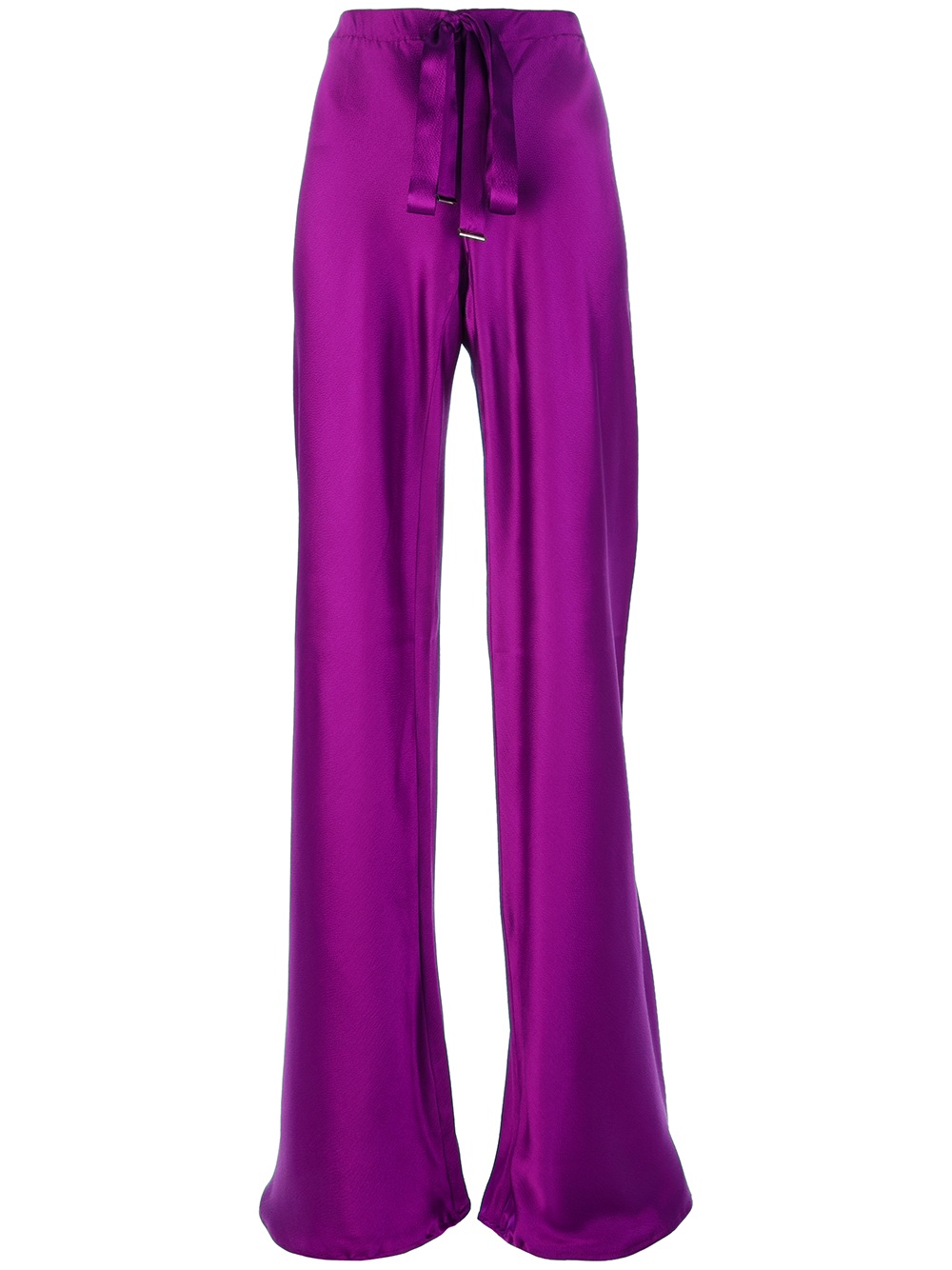 Lyst - Roberto Cavalli Wide Leg Drawstring Trouser in Purple