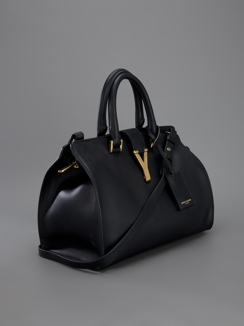Saint Laurent Small Cabas Bag in Black | Lyst