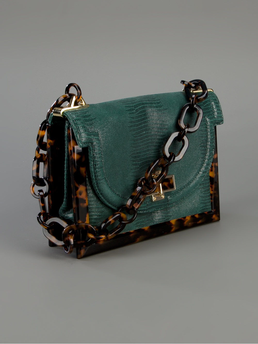 tory burch green handbag