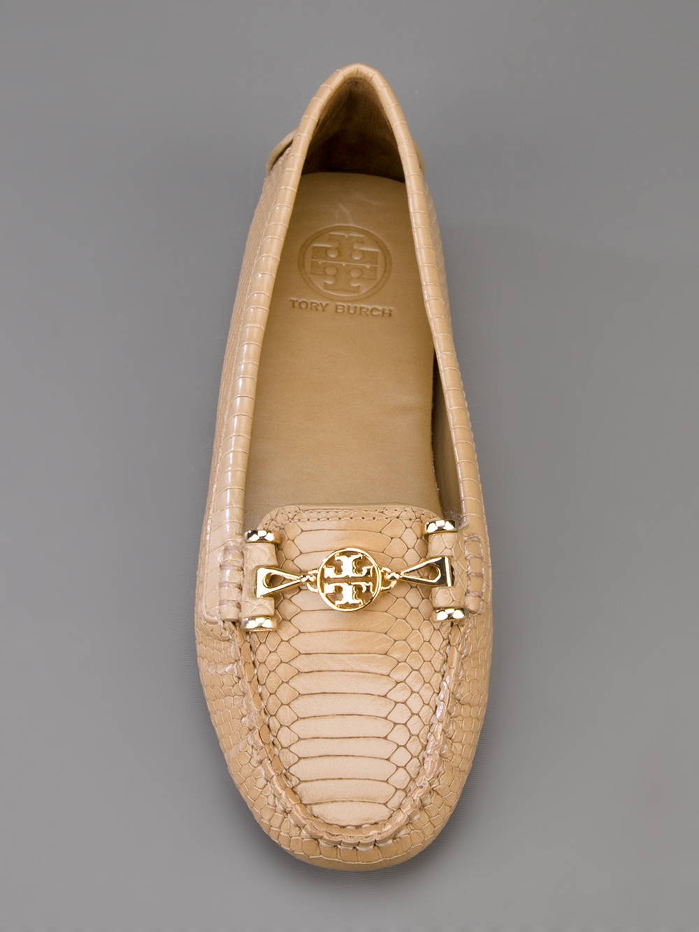 Tory Burch Daria Driver Loafer in Natural | Lyst