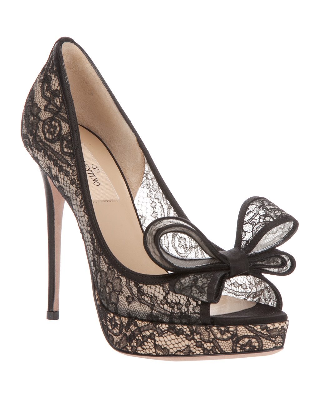 valentino lace shoes