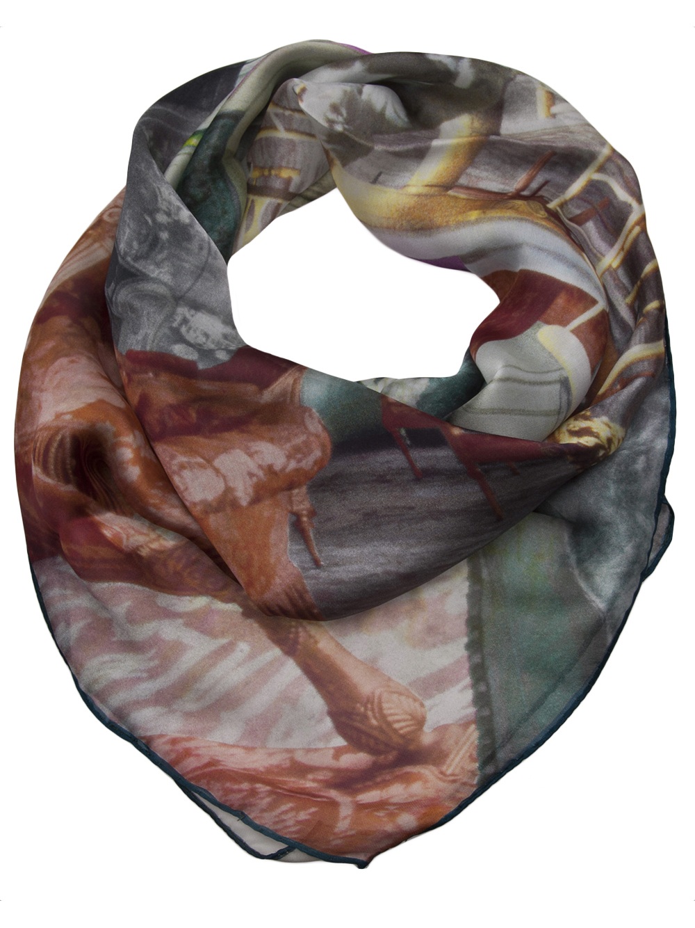 green vivienne westwood scarf