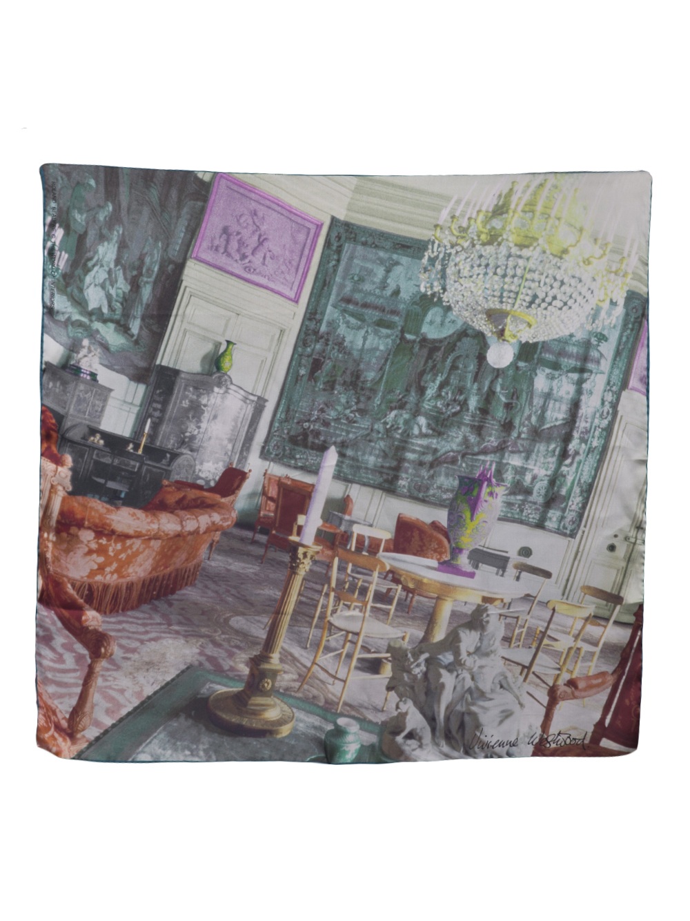 green vivienne westwood scarf