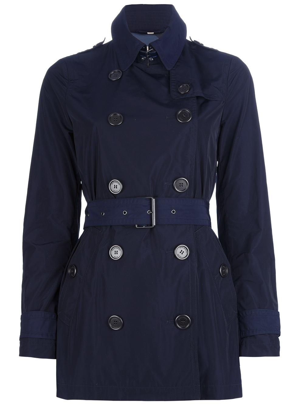 Lyst - Burberry Brit Alcester Trench Coat in Blue
