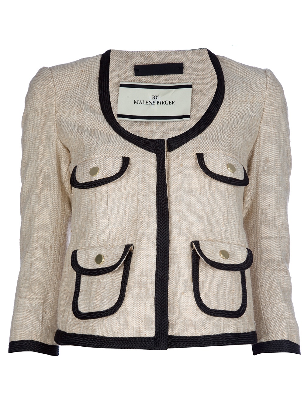 By Malene Birger Mehra Jacket in Sand (Natural) - Lyst