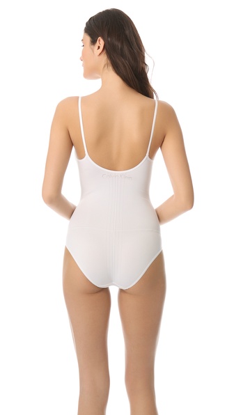 calvin klein bodysuit white