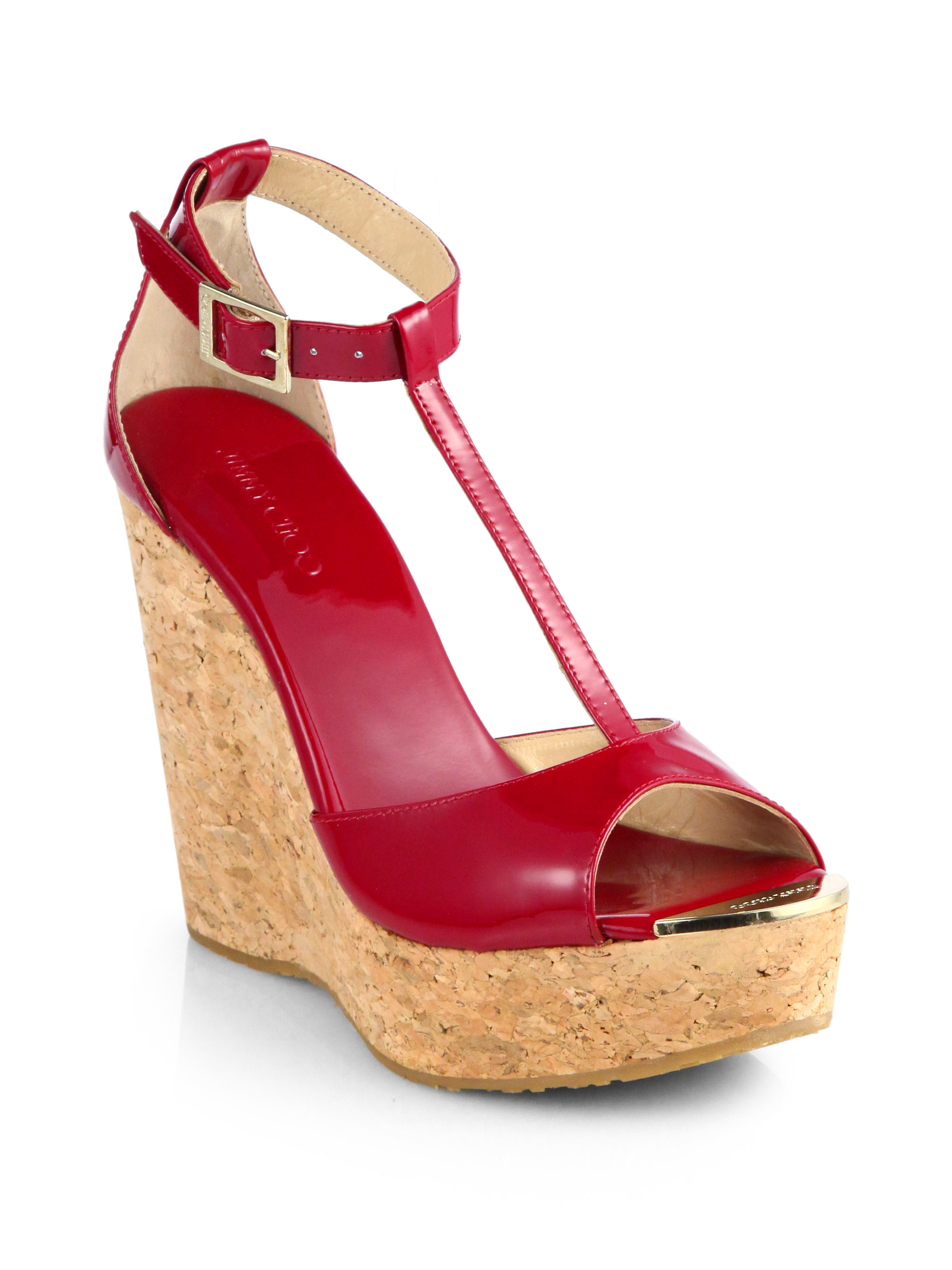 red patent jimmy choo