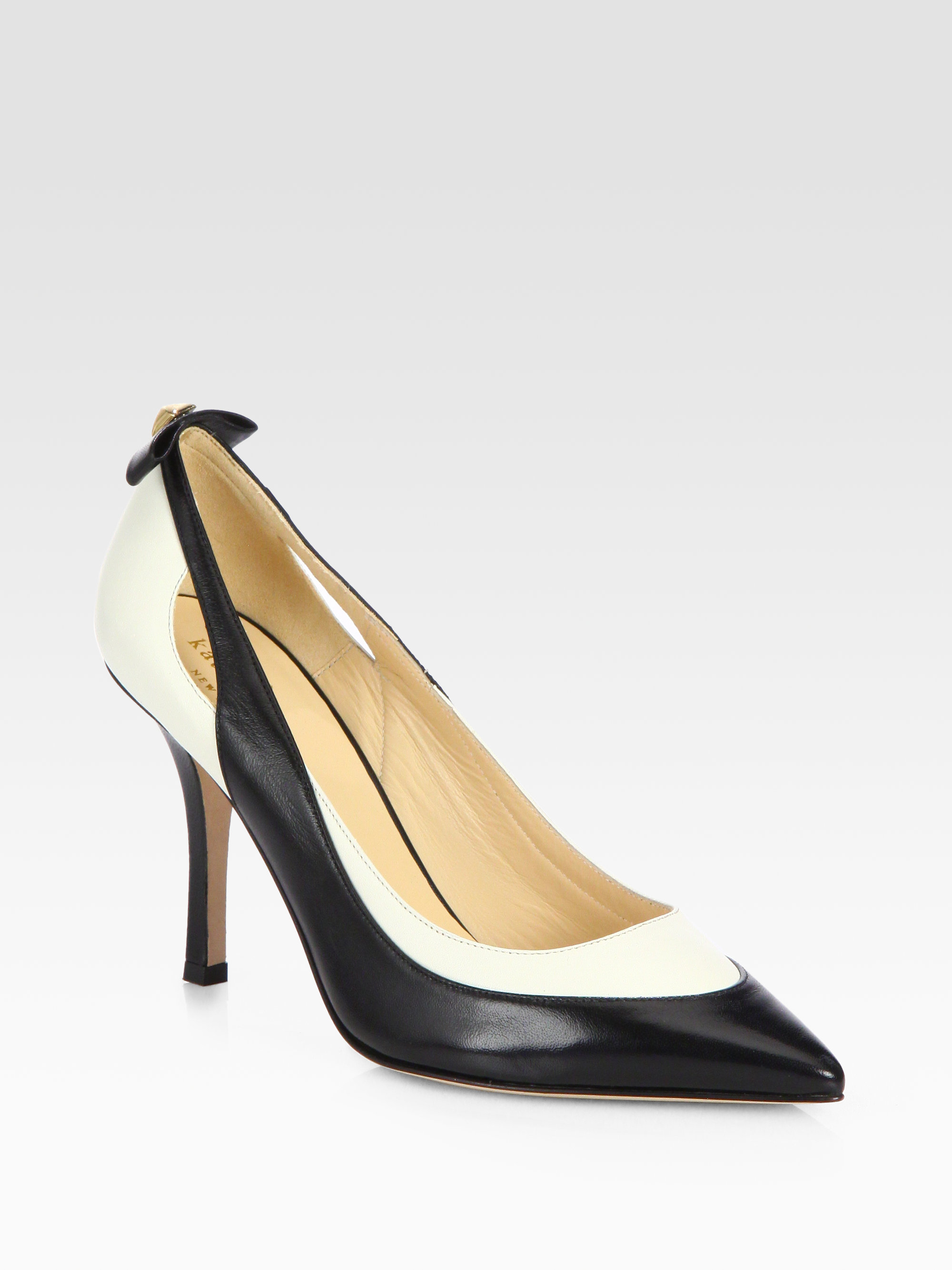 kate spade white pumps