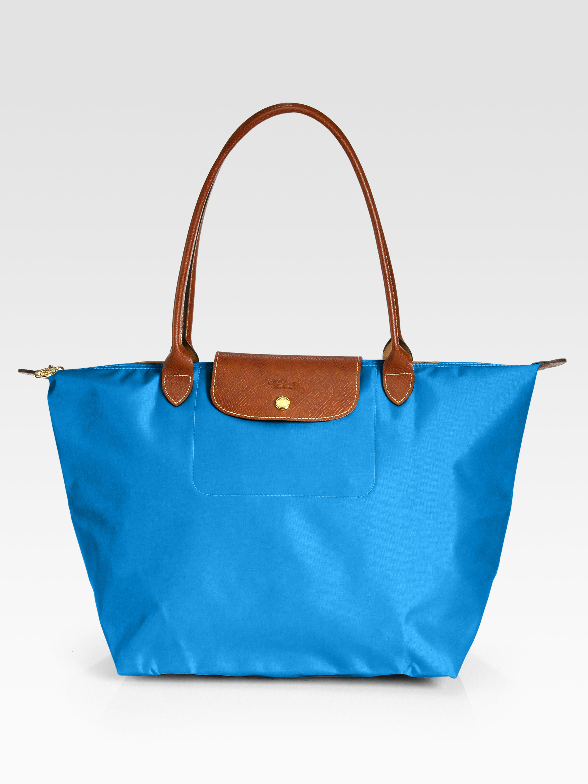 Longchamp Le Pliage Large Shoulder Tote in Brown (ULTRAMARINE) | Lyst