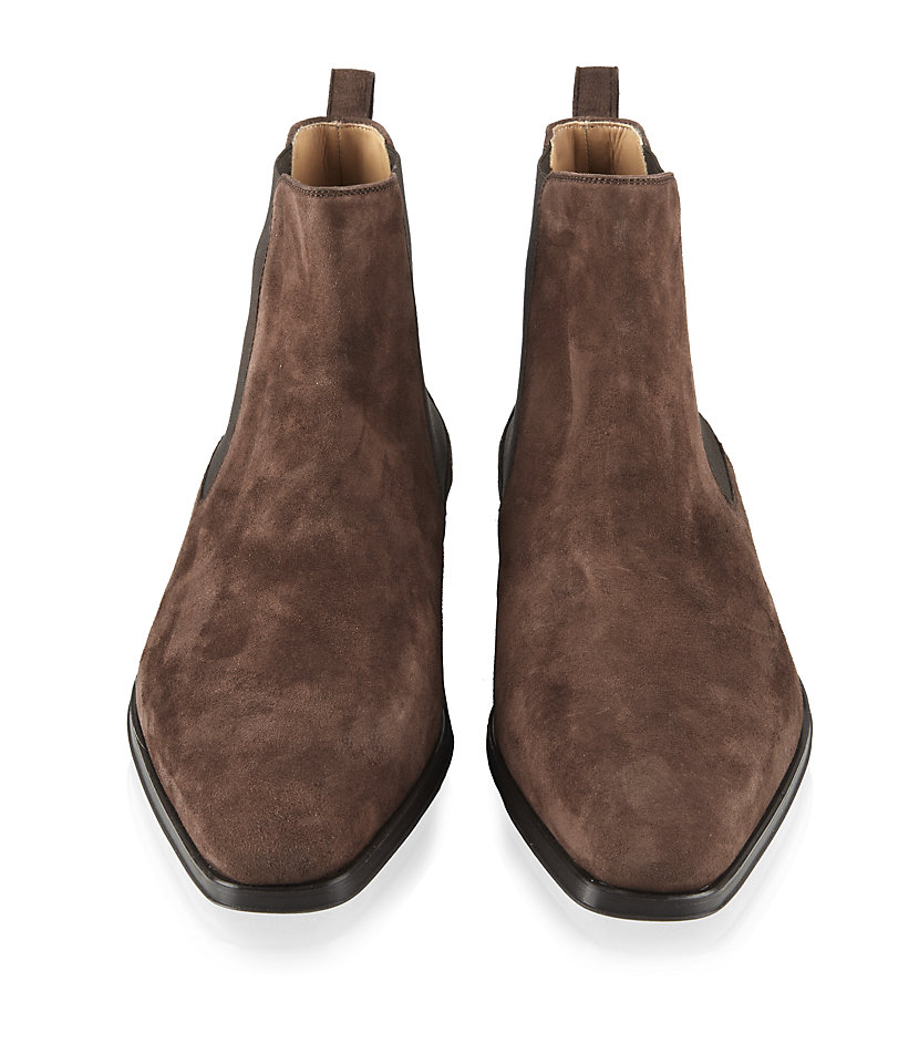 magnanni suede chelsea boots