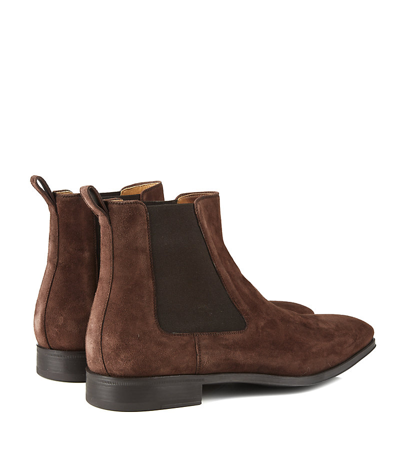 magnanni suede chelsea boots
