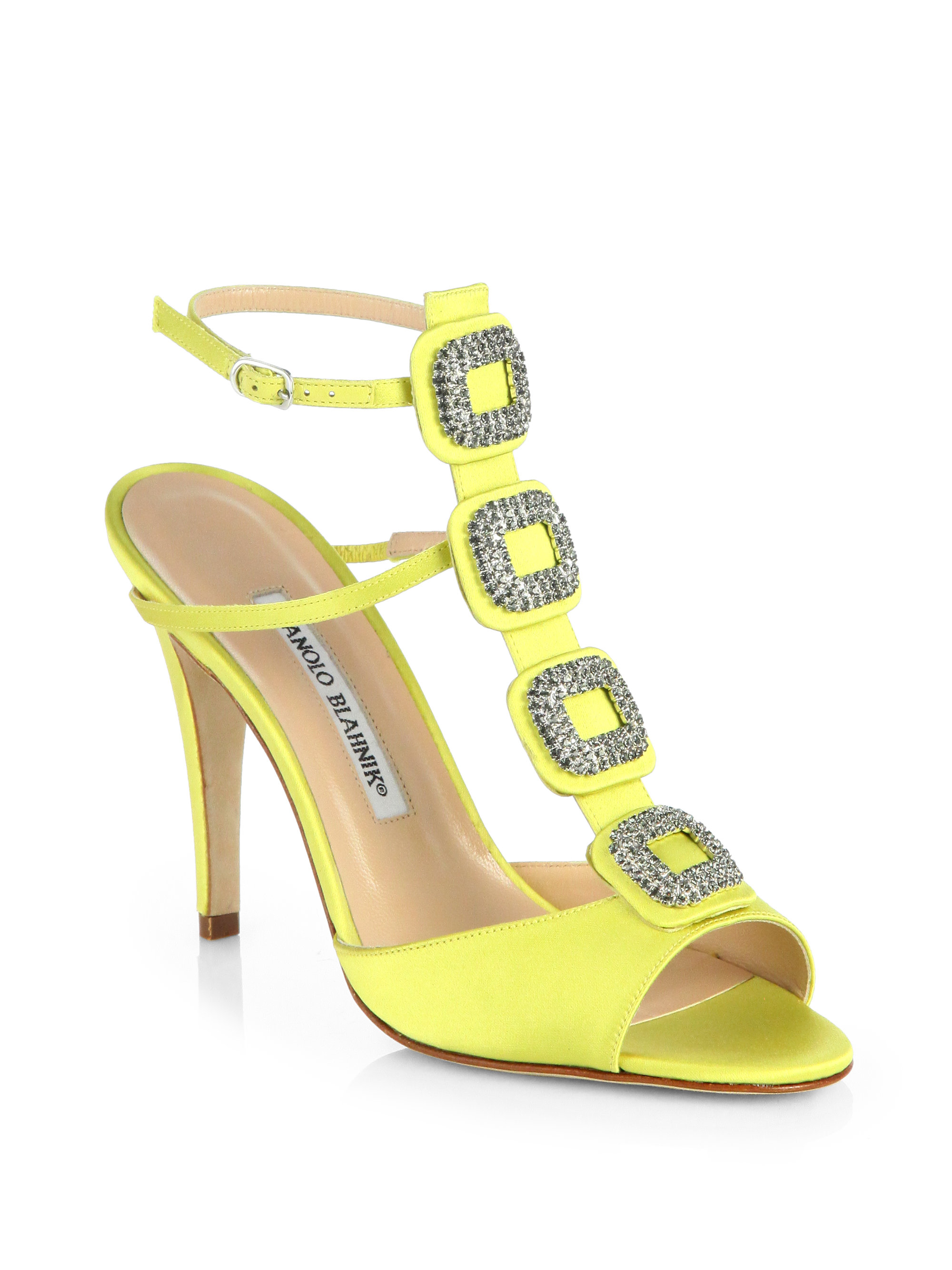 manolo blahnik satin