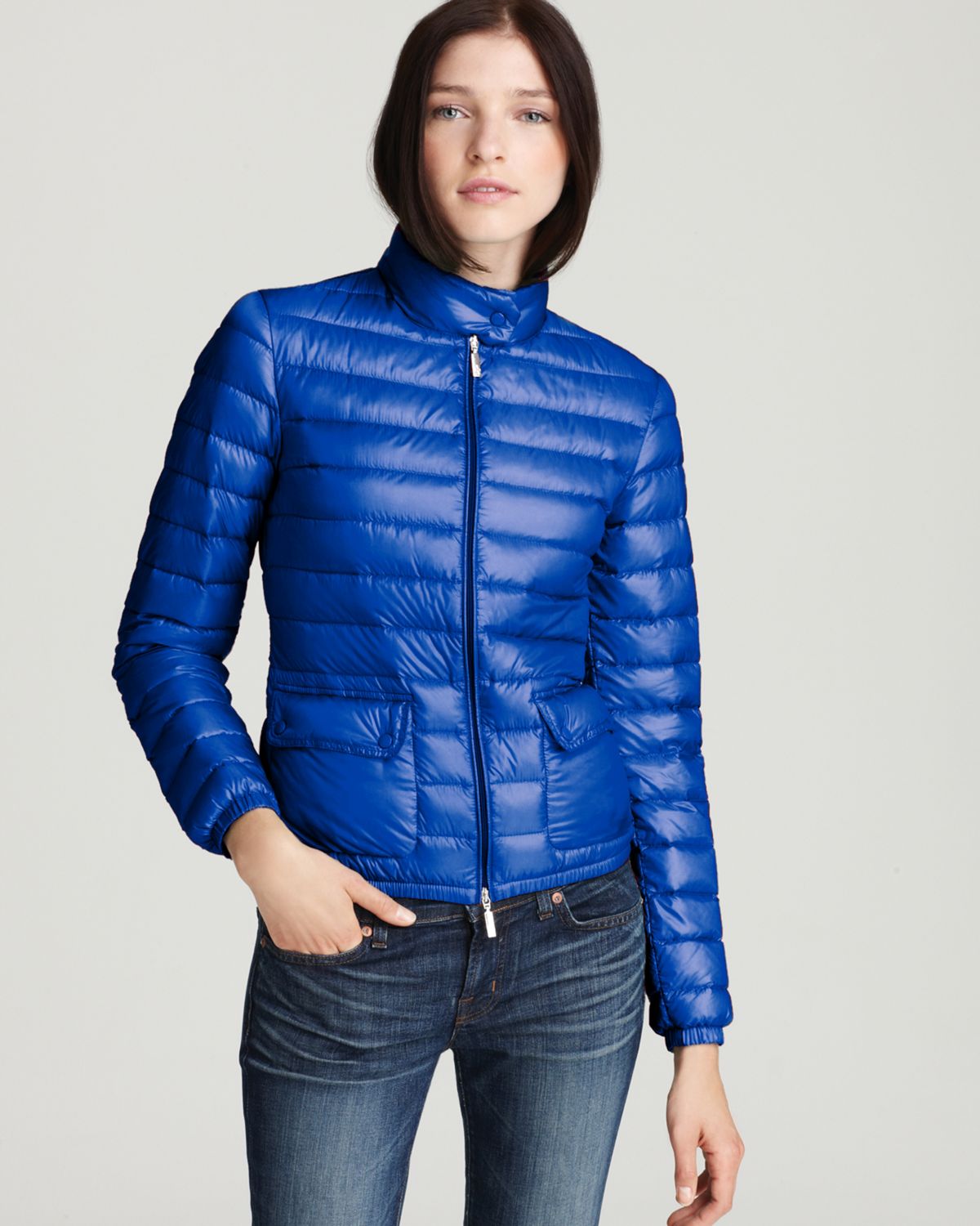 Moncler Lans Lightweight Down Jacket in Periwinkle (Blue) - Lyst
