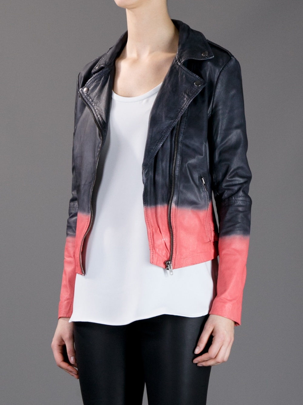Muubaa Ombré Jacket in Black Lyst