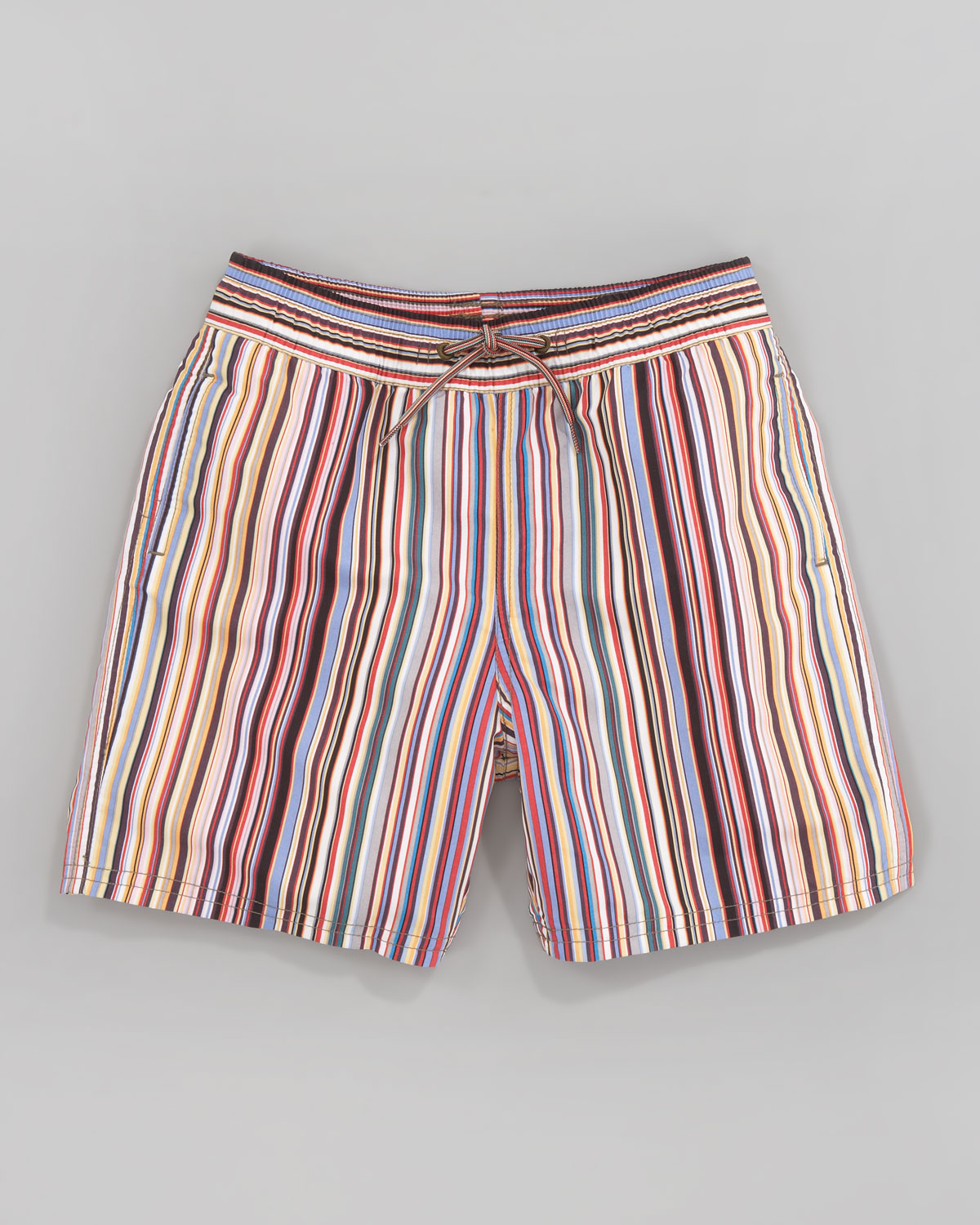 paul smith signature stripe swim shorts