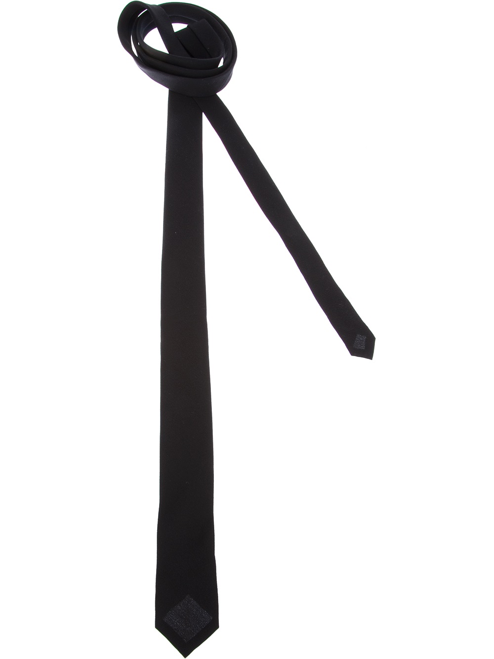 Saint Laurent Skinny Tie in Black for Men | Lyst