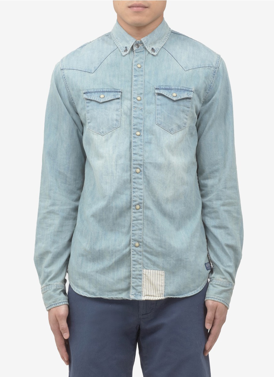 scotch soda denim shirt