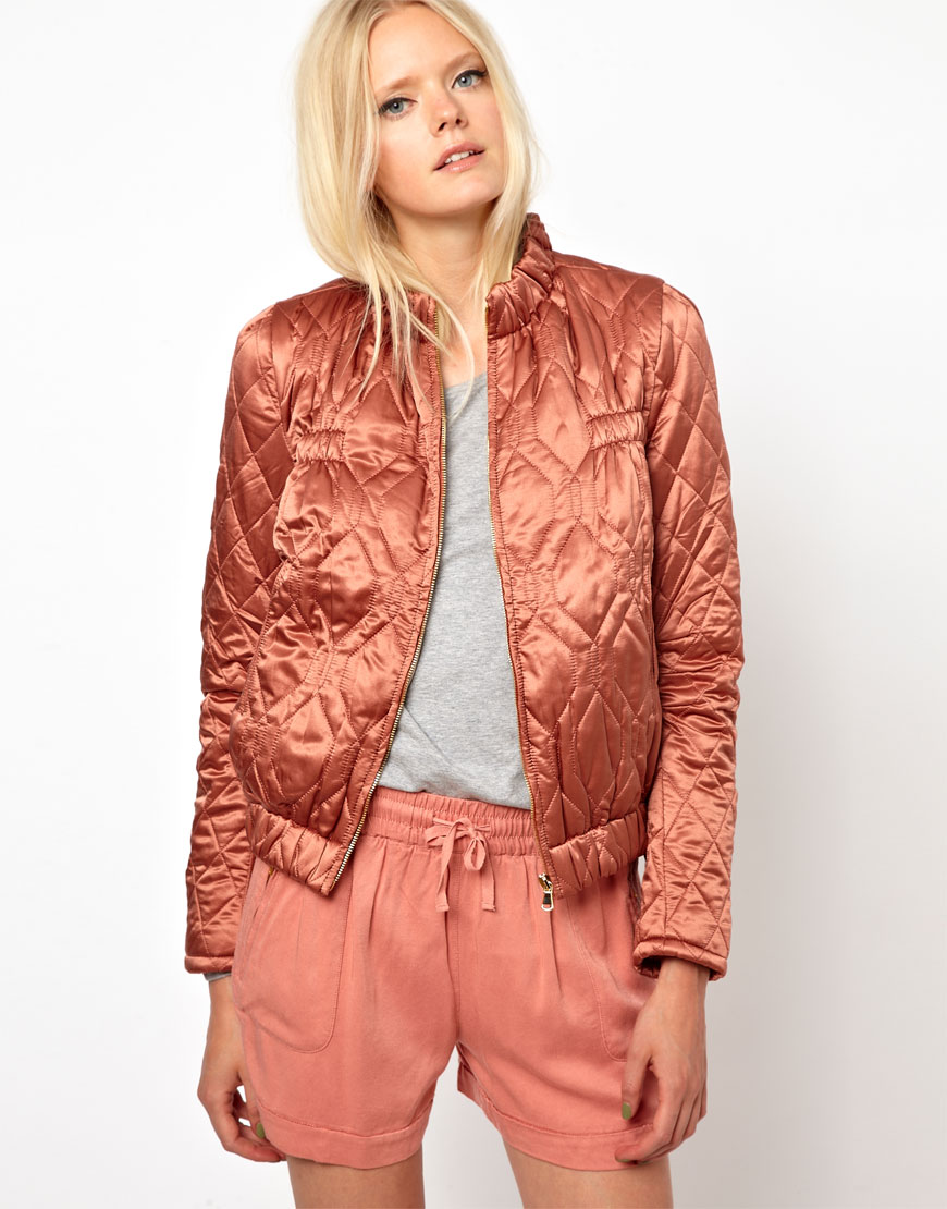 Narrow Search Results Shop womens silk jacket at Neiman Marcus, where you will find free shipping on the latest in fashion from top designers. Belle Fare Reversible Silk & Fox Fur Chevron Jacket Details EXCLUSIVELY AT NEIMAN MARCUS Belle Fare reversible silk and quilted jacket with chevron pattern fox fur. Features dyed fox (Finland) fur self and trim.