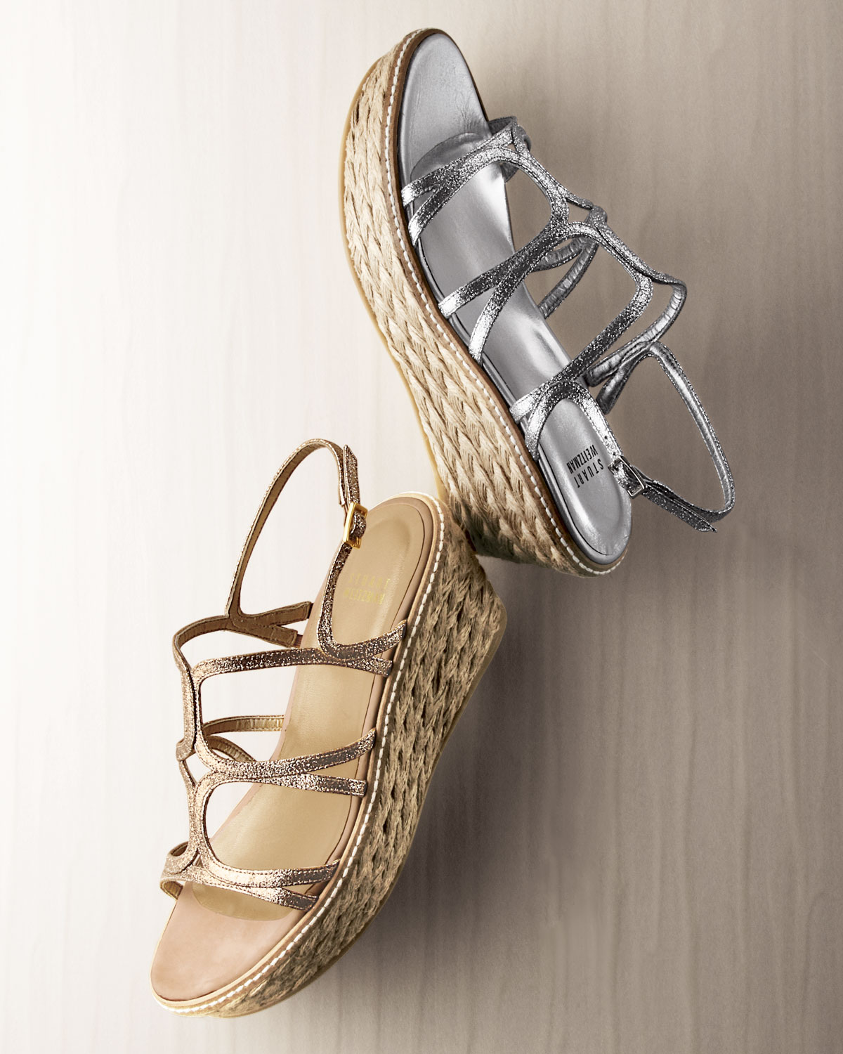 wedge strappy sandals