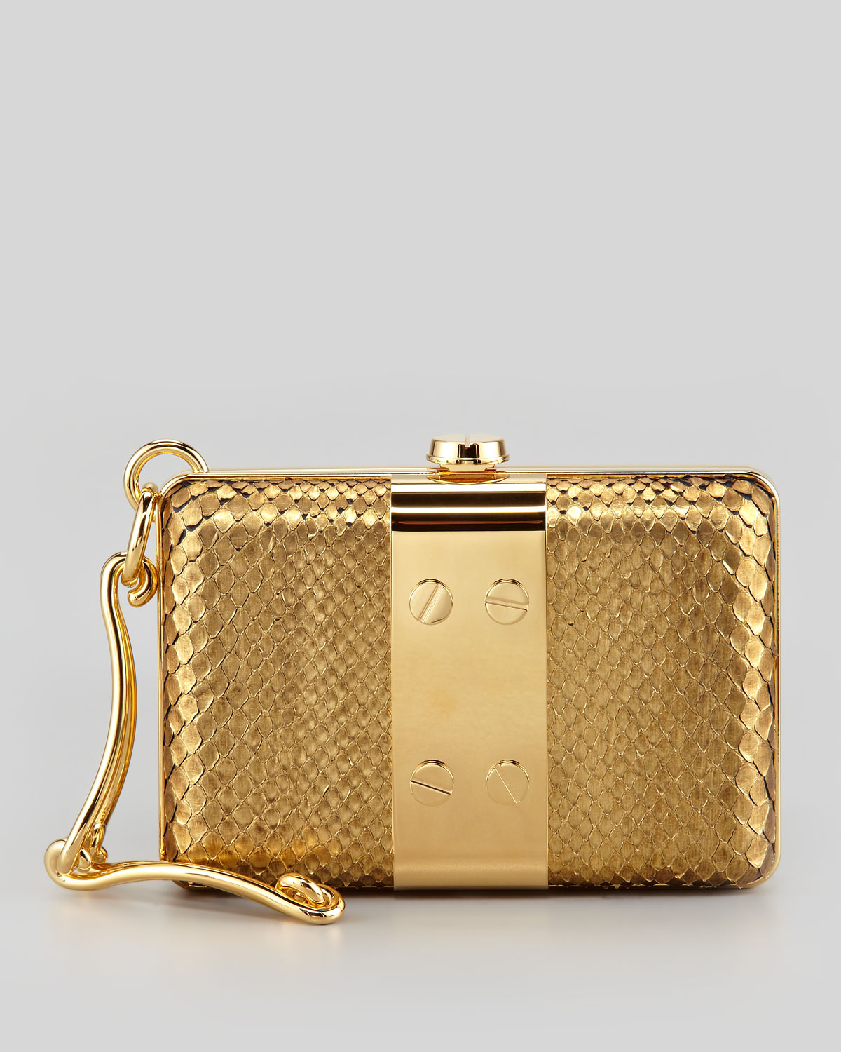 gold minaudiere