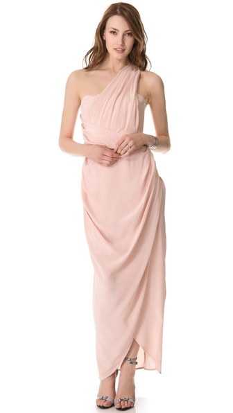 zimmermann one shoulder dress