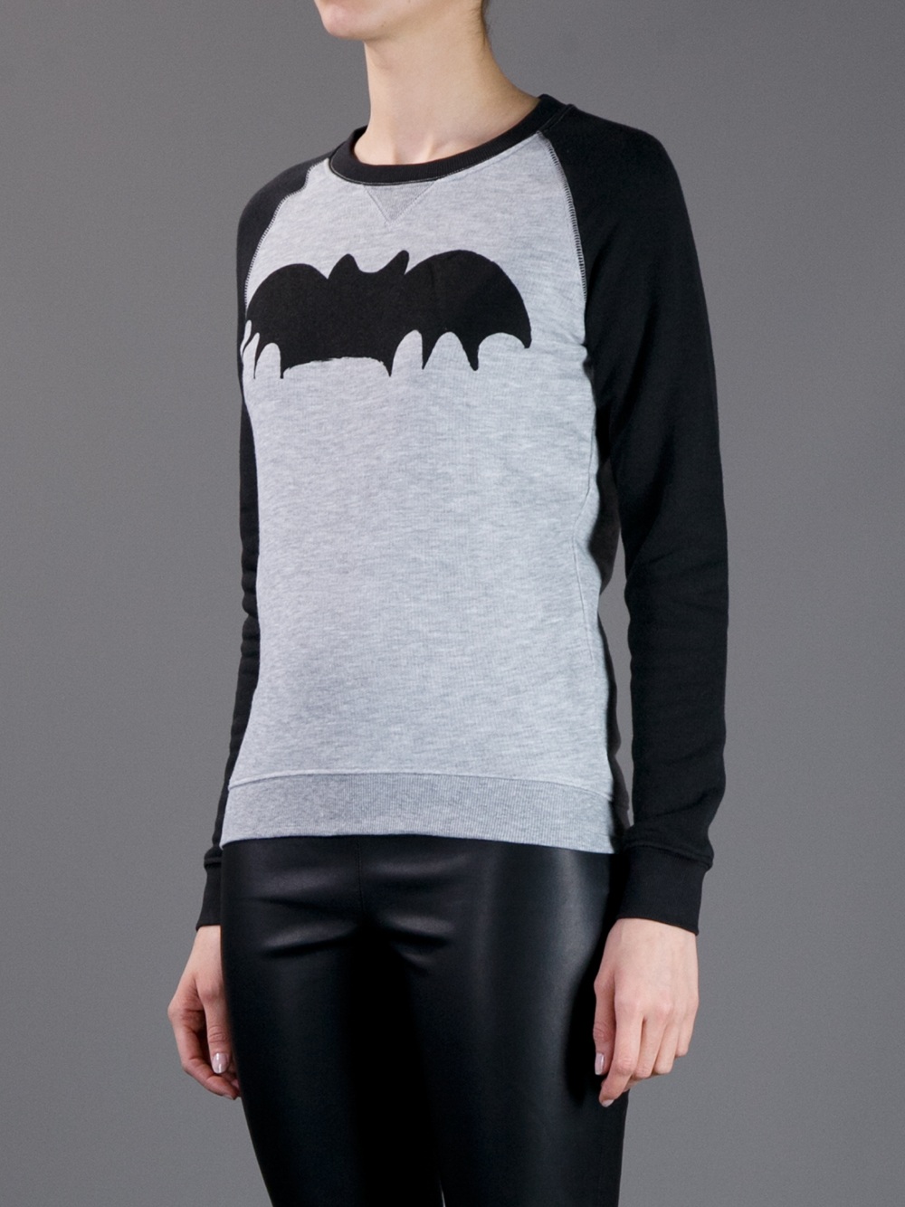 Zoe Karssen Bat Sweatshirt in Grey (Gray) - Lyst