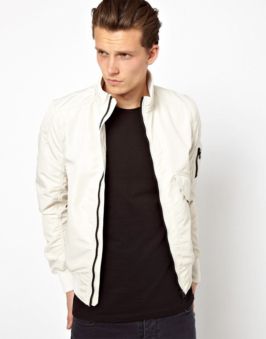 g star white jacket