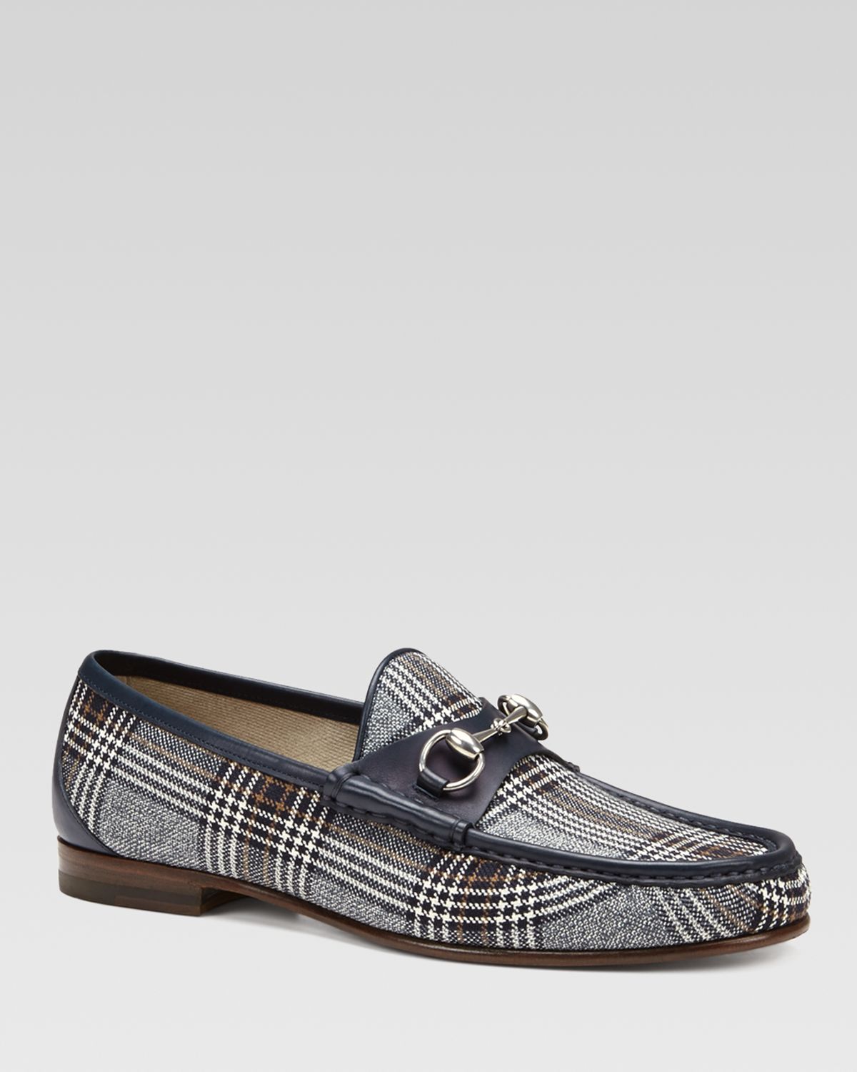 Gucci Roos Horsebit Loafers in Blue 
