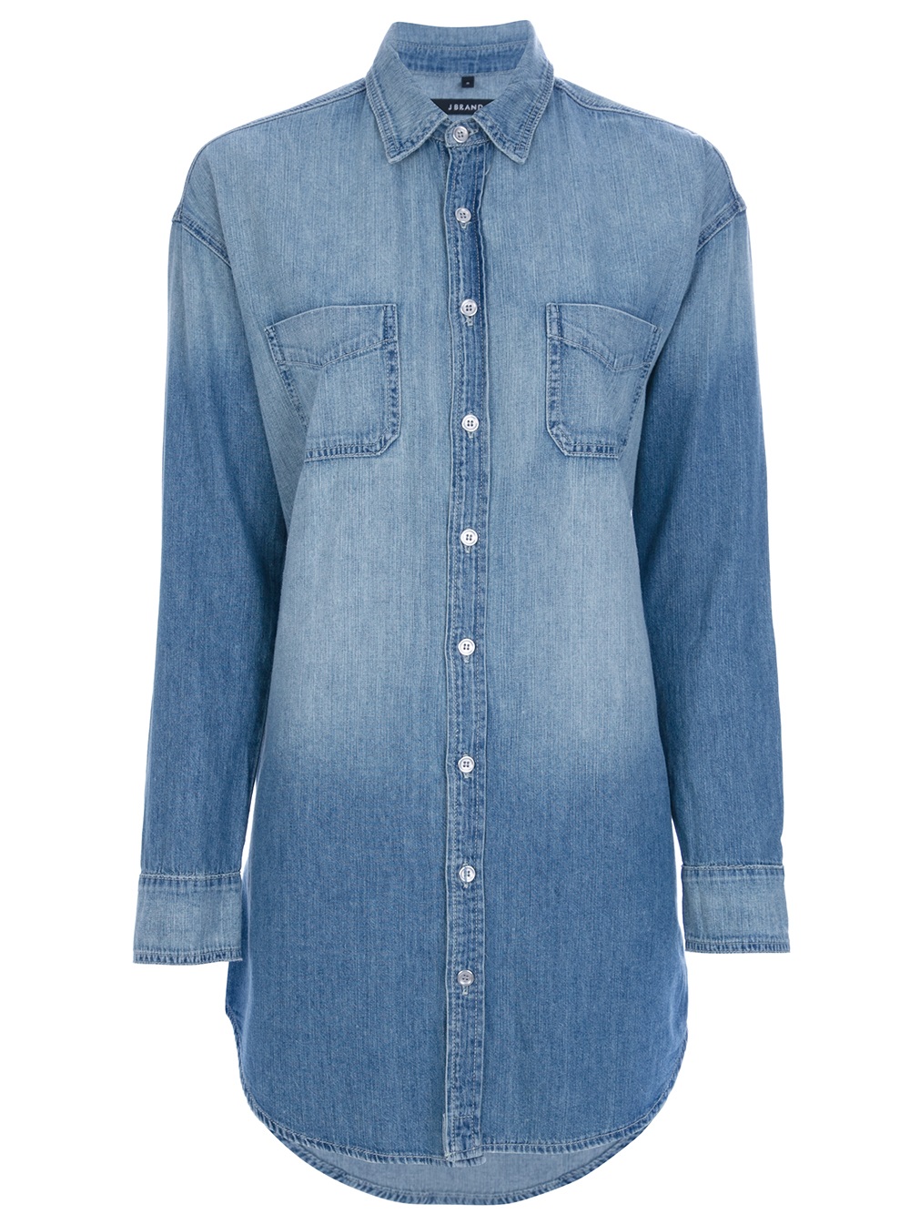 Lyst - J Brand Faded Denim Shirt in Blue
