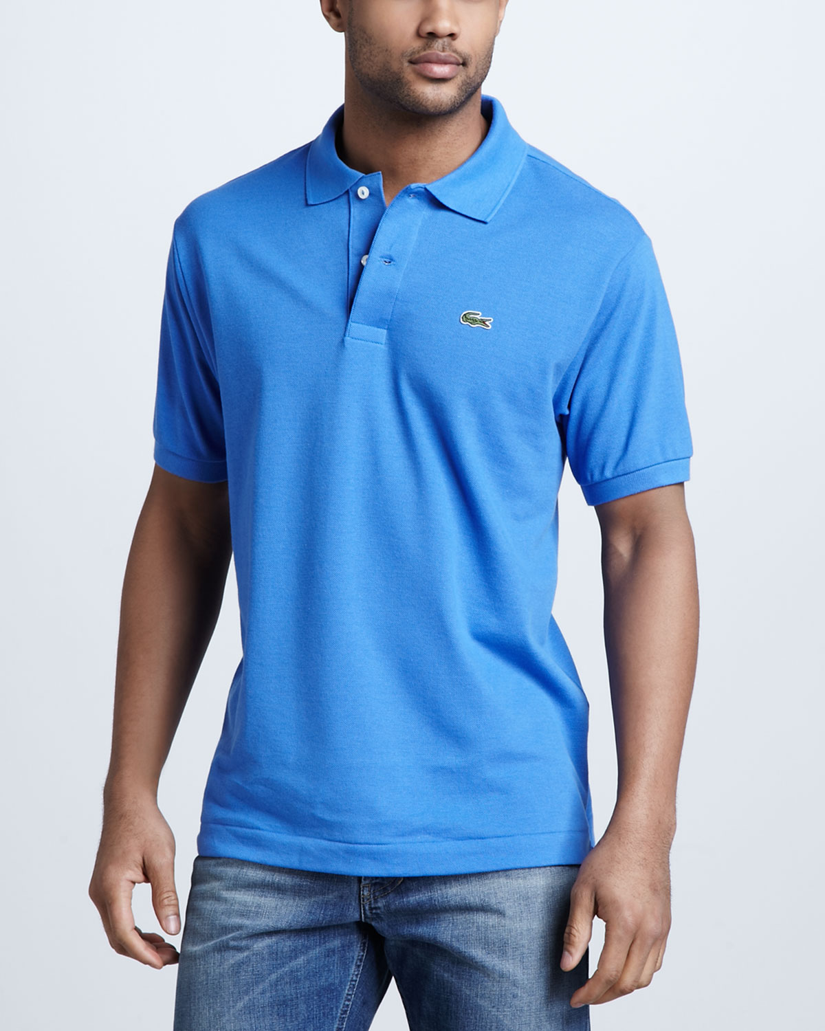 Lacoste Classic Pique Polo in Blue for Men (GIPSY BLUE) | Lyst