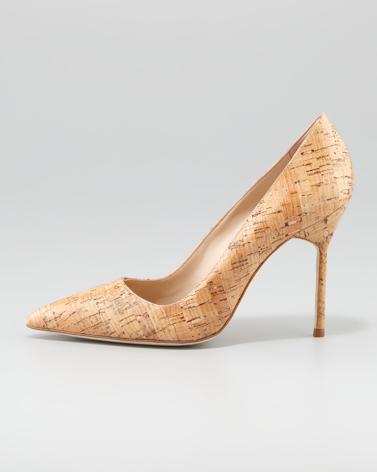 manolo blahnik cork pumps