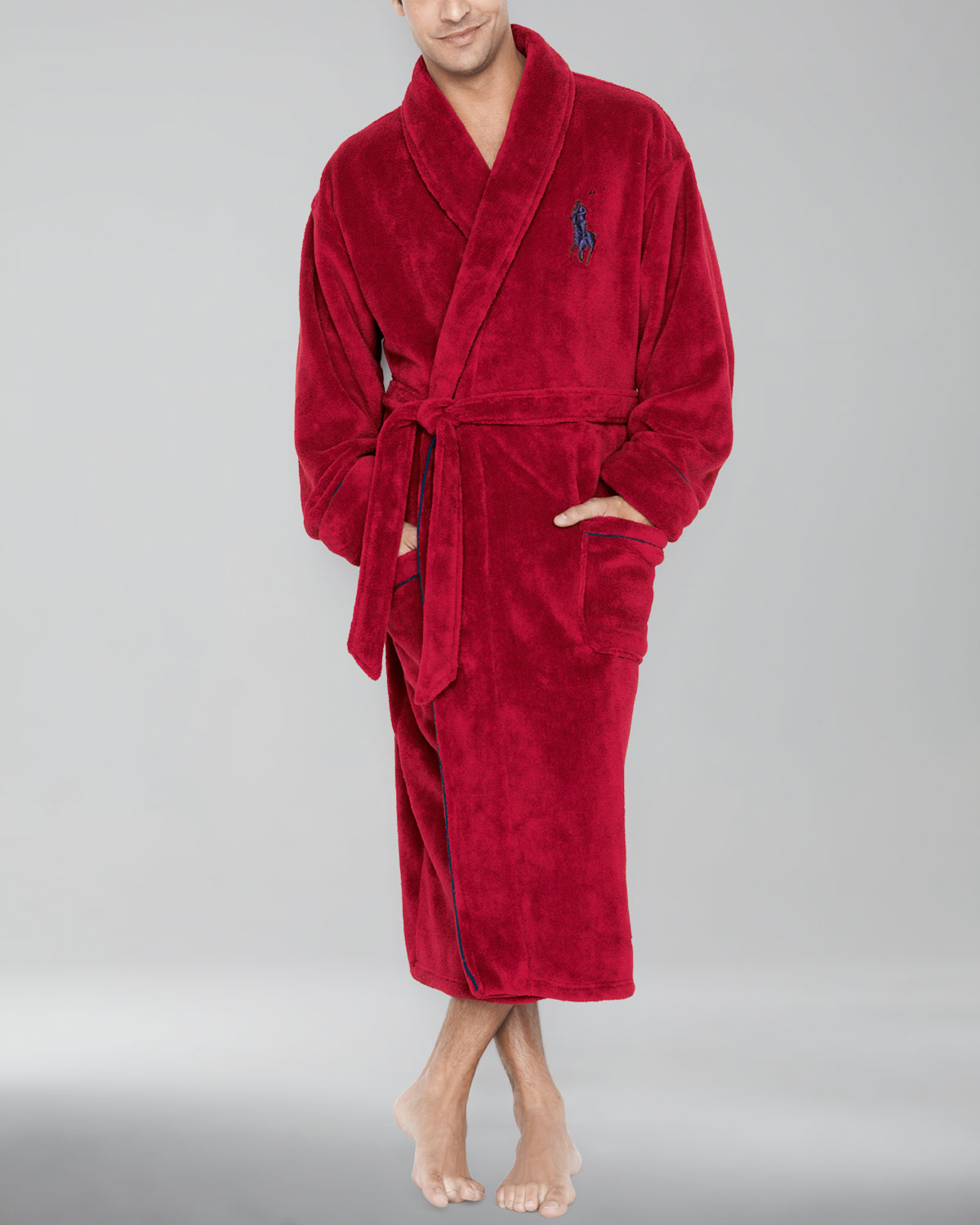 red polo robe