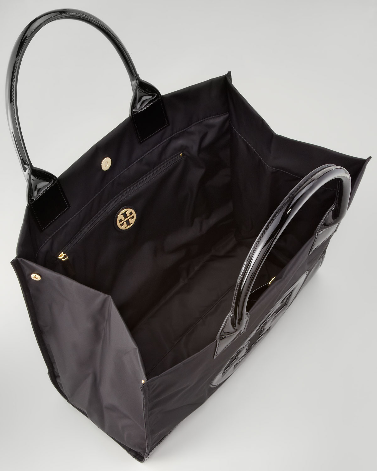 Tory Burch Synthetic Ella Nylon Tote Bag in Black Lyst