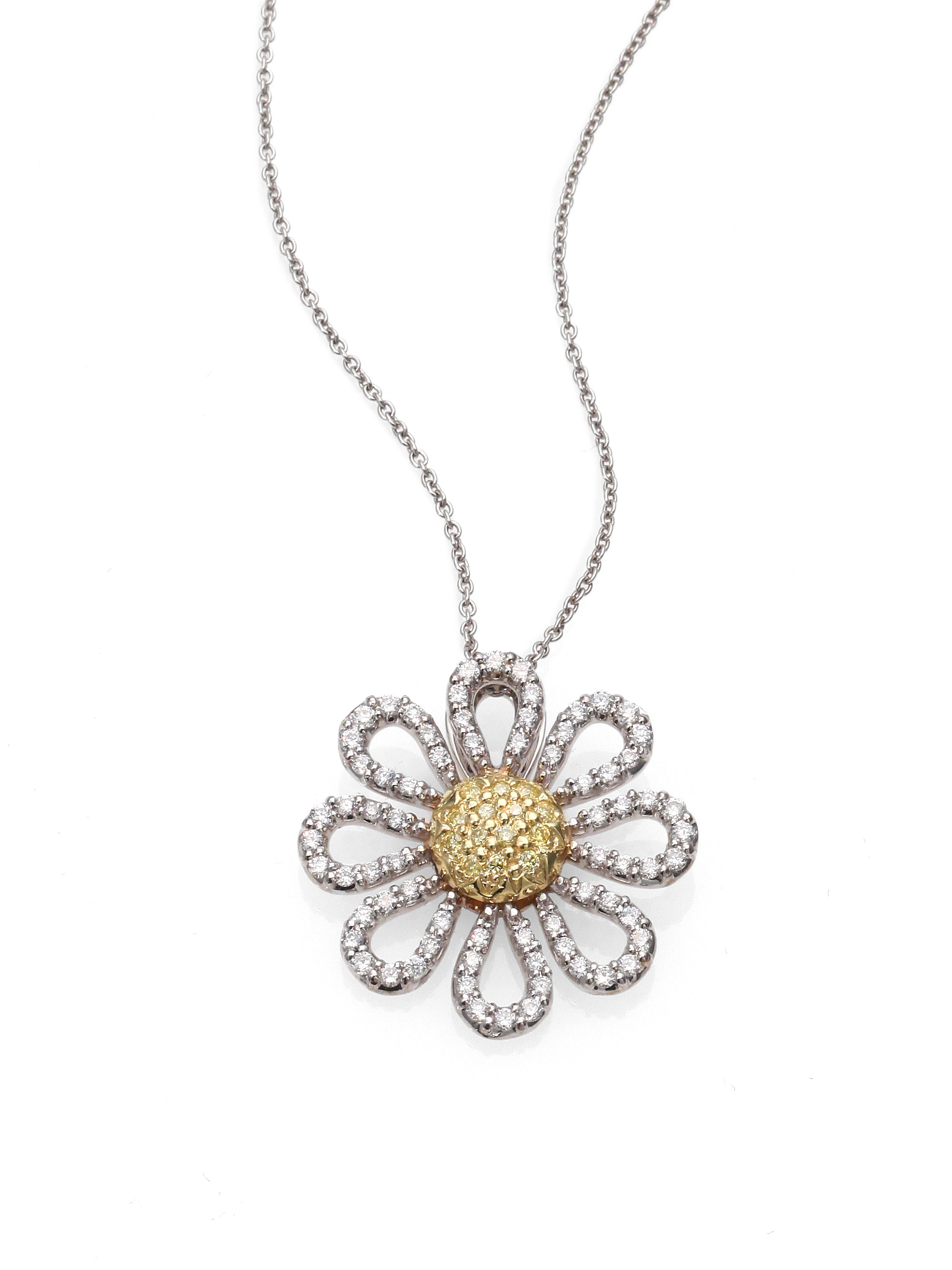 Roberto Coin Diamond Yellow Sapphire 