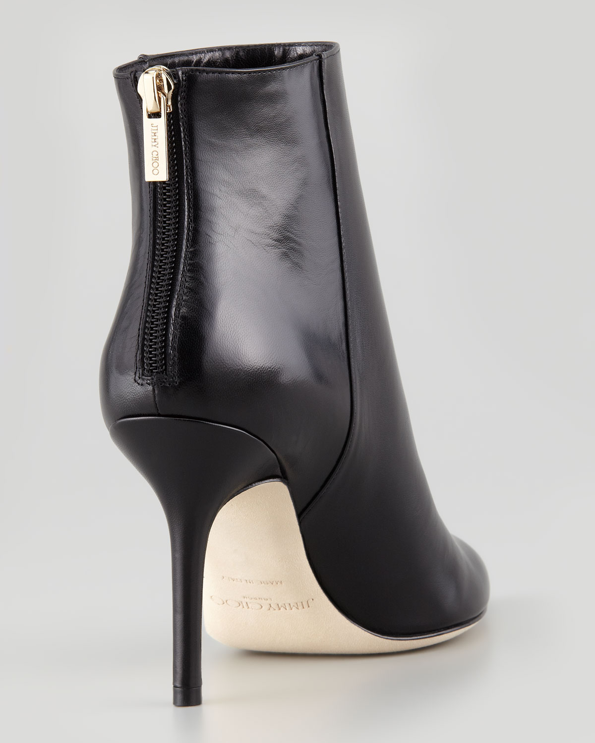jimmy choo leather ankle boots