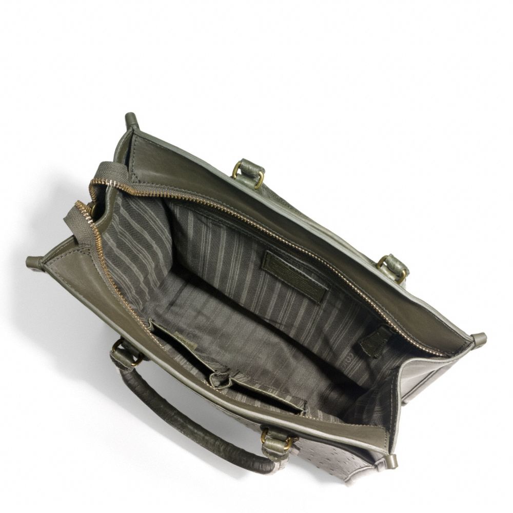 COACH Legacy Ostrich Tote in b4/Dark Olive (Green) for Men - Lyst