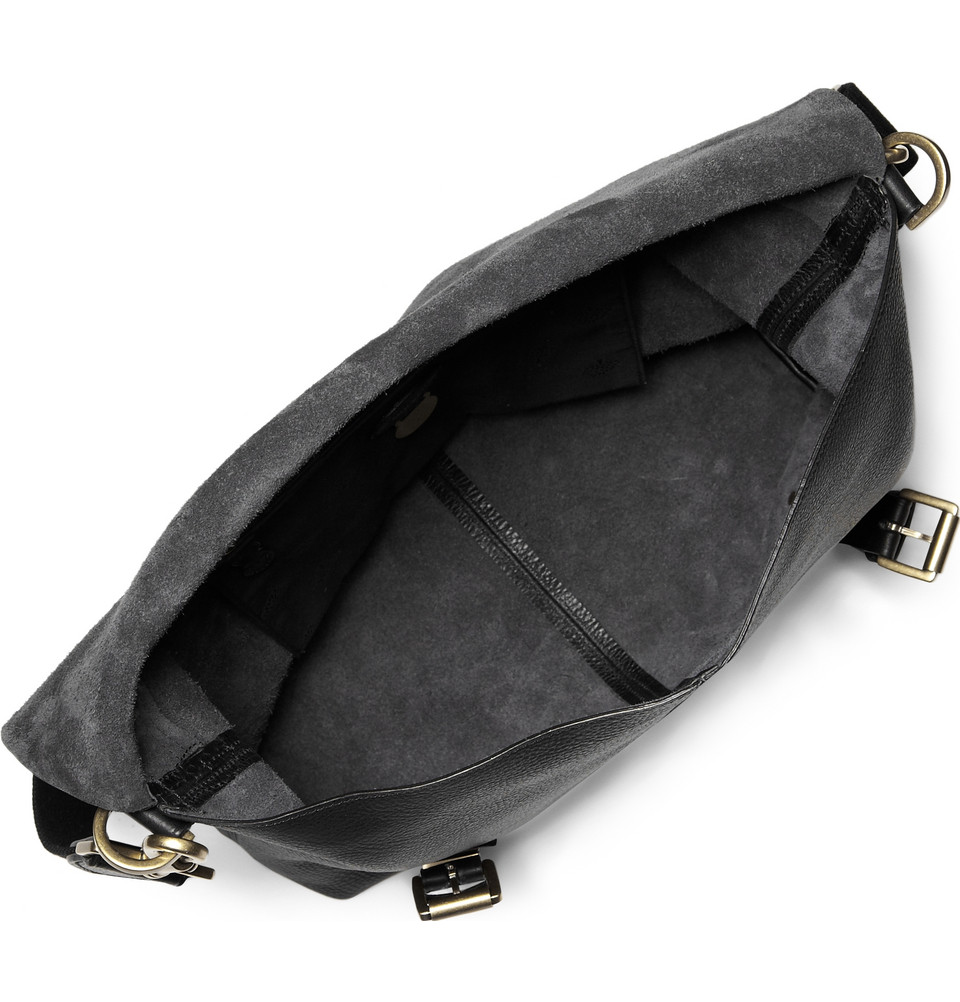 Mulberry Barnaby Leather Messenger Bag in Black for Men Lyst