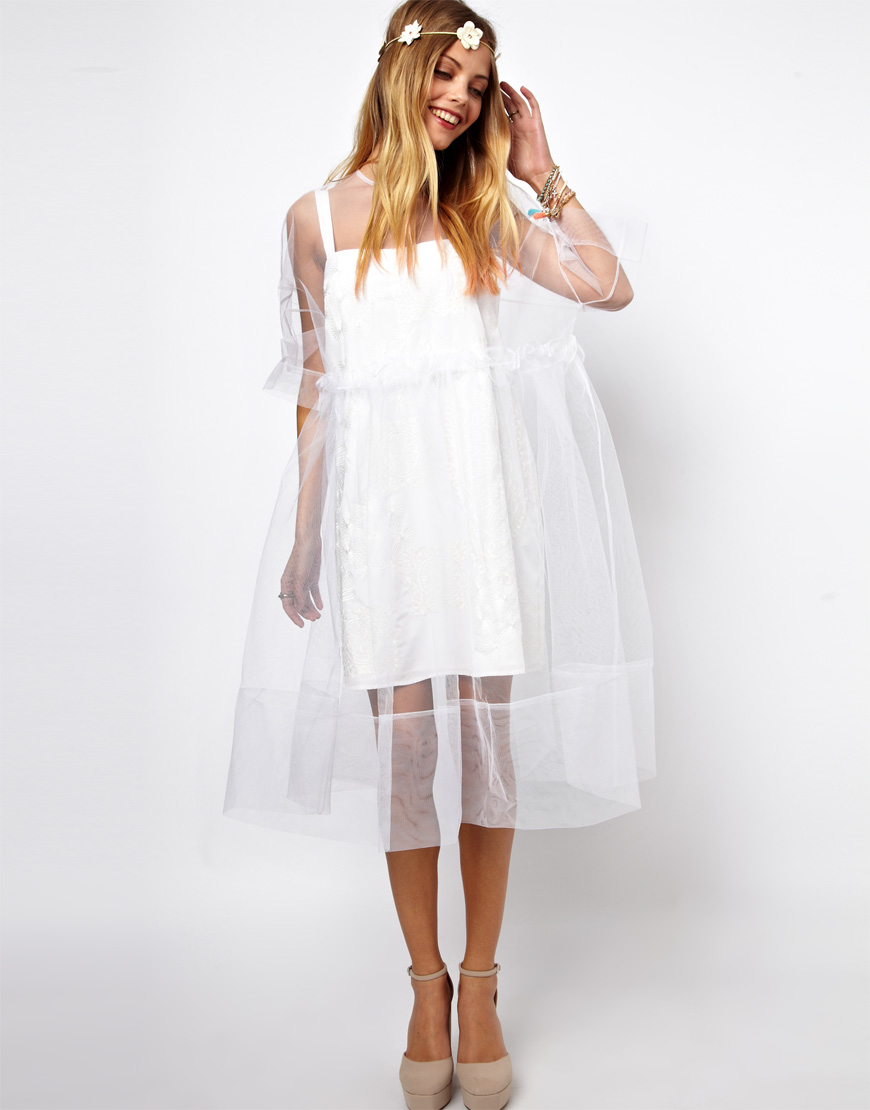 molly goddard white dress