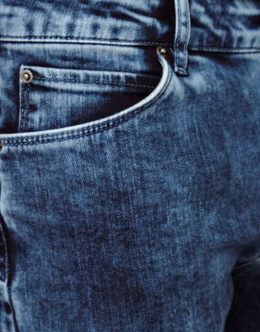 random wash jeans