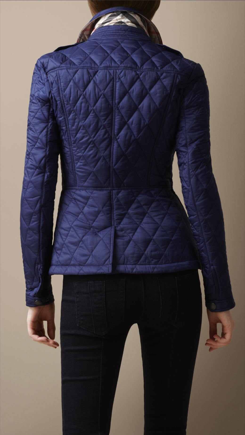 fitted quilted jacket