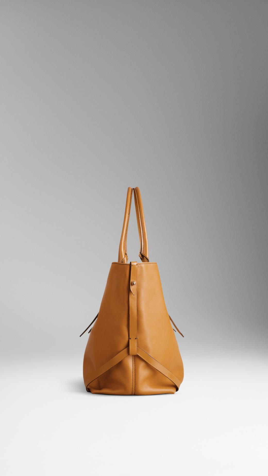 Burberry Medium Nappa Leather Tote Bag in Brown - Lyst
