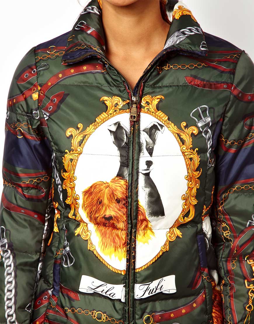 love moschino padded coat