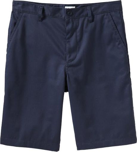 Old Navy Flatfront Khaki Shorts 10 in Blue for Men (Classic Navy) | Lyst